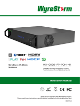 Wyrestorm MX-0808-HDBT User manual