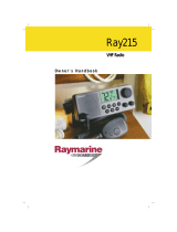Raymarine Ray215 User manual