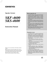 ONKYO 4600X User manual