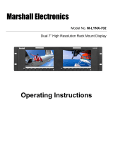 Marshall Electronics Lynx LCD Monitor Operating Instructions Manual