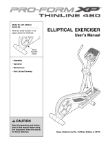 Pro-Form XP THINLINE 480 User manual