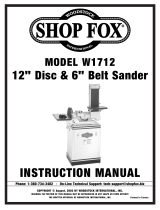 Woodstock SHOP FOX W1712 User manual