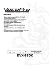 VocoPro DVX-680K User manual