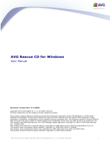 AVG RESCUE CD - FOR WINDOWS V 85.2 User manual