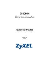 ZyXEL G-3000 Owner's manual