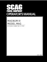 Scag Power Equipment 79999 User manual
