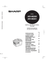 Sharp AR-M201 User manual