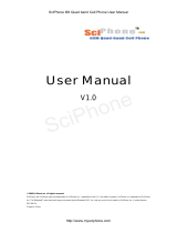SciPhone i68 User manual