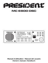 PRESIDENT MC 6800 DSC Owner's manual