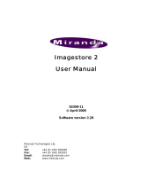 Miranda Imagestore 2 User manual