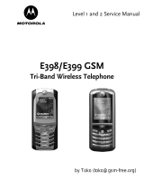 Motorola E398 series User manual