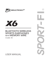 Meelectronics SPORT-FI X6 User manual