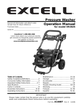 Excell Precision XR2625 User manual