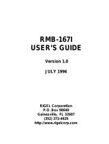 Rigel RMB-167 User guide