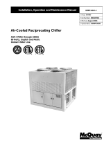 McQuay AGR 070AS Operating instructions