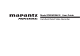 Marantz PMD620MKII User manual