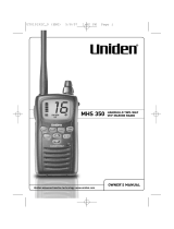 Uniden MHS350 - VHF User manual