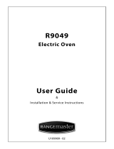 Rangemaster R9049 Double Oven User guide