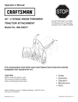 Craftsman 486.24837 Operating instructions