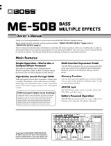 Boss ME-30 User manual