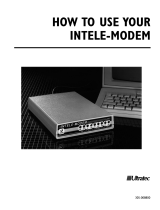 Ultratec INTELE-MODEM User manual