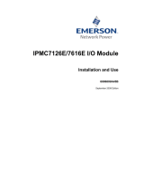Emerson IPMC7126E User manual