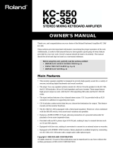 Roland KC-350 User manual