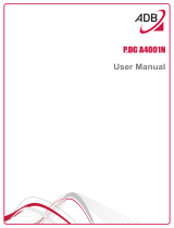 ADB P.DG A4001N User manual