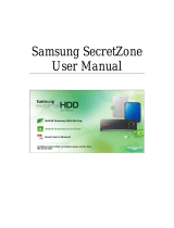 Samsung Samsung P Series External Drives User manual