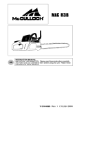McCulloch MAC 738 User manual