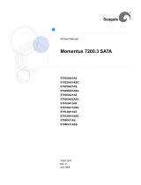 Seagate MOMENTUS 7200.3 SATA ST9120411ASG User manual