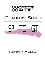 Peavey CENTURY TC User manual