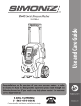 Simoniz High Pressure Washer User manual