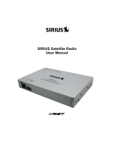 Sirius Satellite Radio SIRIUS DSC920S User manual