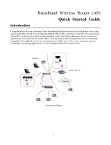 Zoltrix Broadband Wireless Router User manual