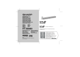 Sharp HTSB400 User manual