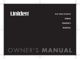 Uniden CLX 485 User manual