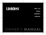 Uniden DMX 778 Series User manual
