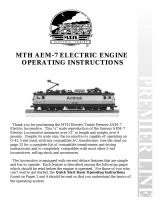 MTH Electric Trains AEM-7 Operating instructions