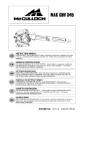 McCulloch GBV 345 User manual