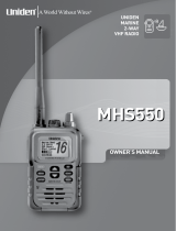 Uniden MHS550 Owner's manual