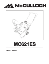 McCulloch MC621ES User manual