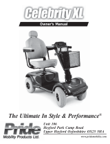 Pride Mobility Celebrity XL Owner's manual