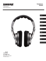 Shure SRH940 Professional Reference Headphones User manual