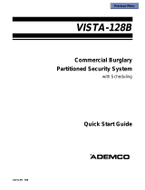 ADEMCO VISTA-128B Quick start guide