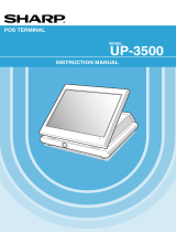 Sharp UP3500 User manual