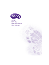 BenQ MX722 User manual