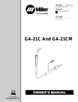 Miller GA-21C Owner's manual