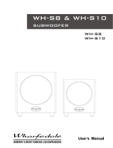 Wharfedale WH-S8 & WH-S10 User manual