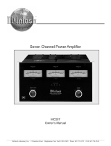 McIntosh MC207 Owner's manual